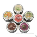 small round tin candle tin containers with customized design printing on the lid for candle holder tin                        
                                                Quality Choice